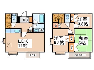 ガ－デンホ－ムズＦの物件間取画像